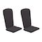 Flash Furniture 2PK Gray High Back Adirondack Chair Cushions JJ-CSN14501-GY-2-GG - alternate 9